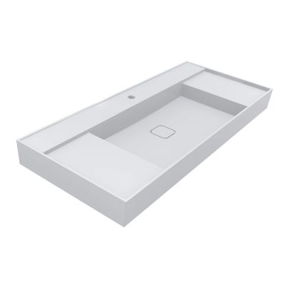 Miraggio Soul umywalka 120x52,5 cm prostokątna ścienna biała 8813394