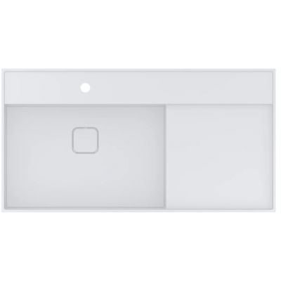 Miraggio Soul Mirasoft umywalka 100x52,5 cm prostokątna ścienna biały mat 8813396