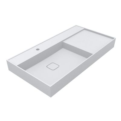 Miraggio Soul Mirasoft umywalka 100x52,5 cm prostokątna ścienna biały mat 8813396