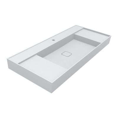 Miraggio Soul Mirasoft umywalka 120x52,5 cm prostokątna ścienna biały mat 8813398