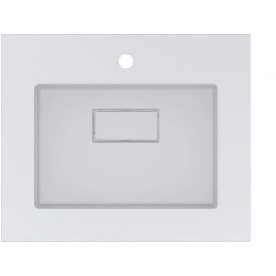 Miraggio Erica Mirasoft umywalka 60x50 cm prostokątna wpuszczana biały mat 8813412