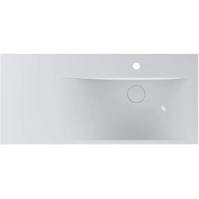 Miraggio Viola umywalka 100x46 cm prostokątna ścienna biały mat 8813429