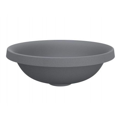 Miraggio Siena Mirastone umywalka 45,1 cm okrągła wpuszczana szary mat 8813476