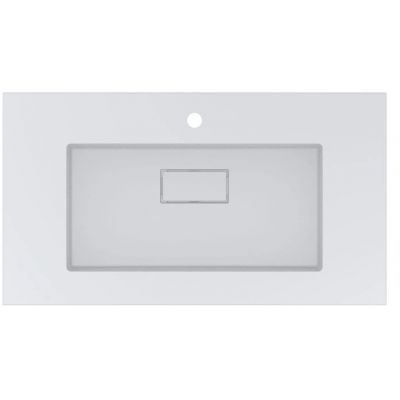 Miraggio Erica Mirasoft umywalka 90x50 cm prostokątna wpuszczana biały mat 8813494