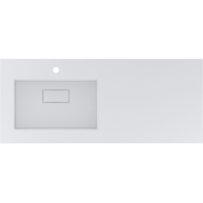 Miraggio Erica umywalka 120x50 cm prostokątna wpuszczana biała 8813567