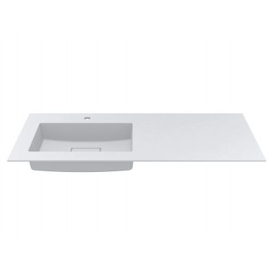 Miraggio Erica L Mirasoft umywalka 120x50 cm prostokątna wpuszczana biały mat 8813569