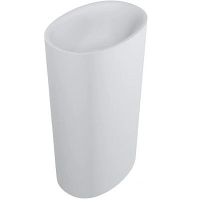 Miraggio Lowa Mirasoft umywalka 50x35 cm owalna wolnostojąca biała 8813616