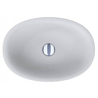 Miraggio Lowa Mirasoft umywalka 50x35 cm owalna wolnostojąca biała 8813616