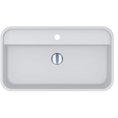 Miraggio Ocean 700 Mirasoft umywalka 70x40 cm prostokątna wpuszczana biały mat 8813682