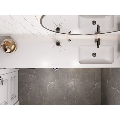 Miraggio Della R umywalka 190x50 cm prostokątna wpuszczana biała 8813762