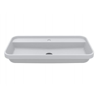 Miraggio Ocean 800 umywalka 80x40 cm prostokątna wpuszczana biała 8813822