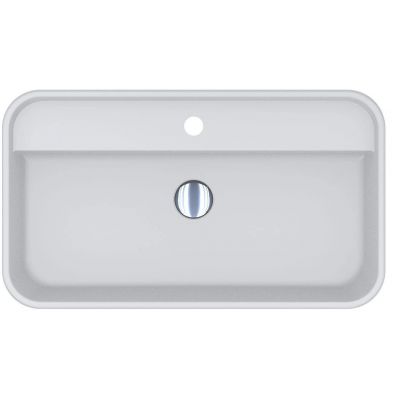 Miraggio Ocean 600 Mirasoft umywalka 60x40 cm prostokątna wpuszczana biały mat 8813903