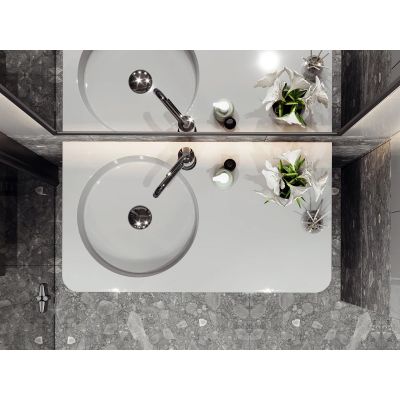 Miraggio Loop umywalka 80x45 cm prostokątna ścienna biała 8813981