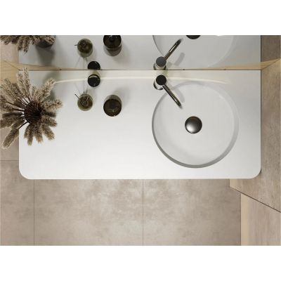 Miraggio Loop umywalka 100x45 cm prostokątna ścienna biała 8814190