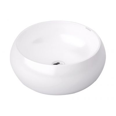 Massi Ringa umywalka nablatowa 40 cm okrągła biała MSU-5509