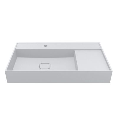 Miraggio Soul Mirasoft umywalka 80x52,5 cm prostokątna ścienna biały mat 8813308