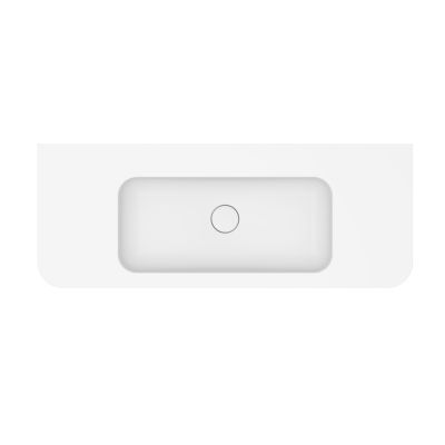 Oltens Hamnes umywalka 120x46,1 cm prostokątna meblowa LavaForm biały mat 40215900