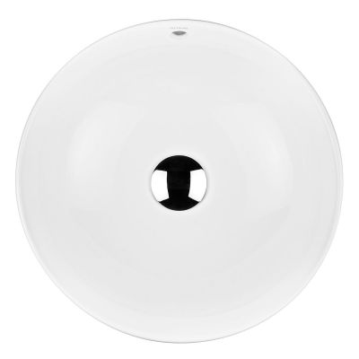Oltens Fana umywalka 42 cm nablatowa okrągła biała 40312000