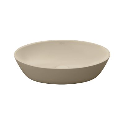 Oltens Nilsa umywalka 50x35 cm owalna nablatowa kaszmir mat 40338500