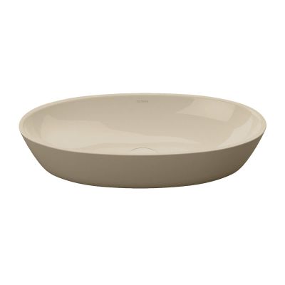 Oltens Nilsa umywalka 60x35 cm owalna nablatowa kaszmir połysk 40339400