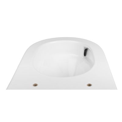 Oltens Hamnes Stille miska WC wisząca bez kołnierza spłukiwanie wirowe biały połysk 42021000