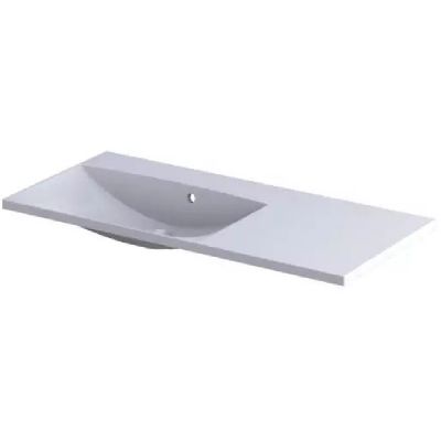 Oristo Uni umywalka 100,2x46 cm prostokątna meblowa biała UME-AM-100-92-L-BO