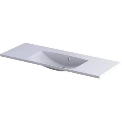 Oristo Uni umywalka 120x46,5 cm prostokątna meblowa biała UME-AM-120-92-C-BO