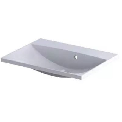 Oristo Uni umywalka 60x46,5 cm prostokątna meblowa biała UME-AM-60-92-BO
