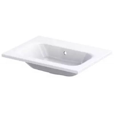 Oristo Uni umywalka 61x46 cm prostokątna meblowa biała UME-AR-60-92-BO