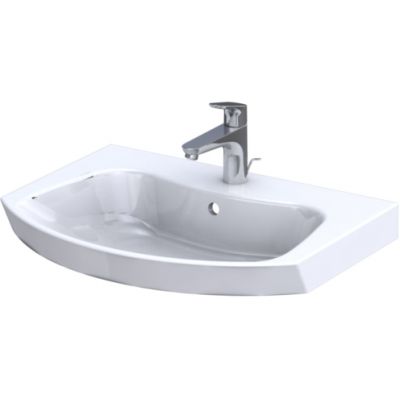 Oristo Flow umywalka 65x50 cm meblowa biała UME-FL-65-92