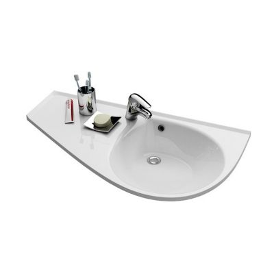 Ravak Avocado Comfort umywalka 95x53 cm lewa biała XJ9L1100000