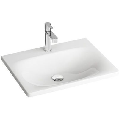 Ravak Balance umywalka 80x46,5 cm meblowa prostokątna biała XJX01280000