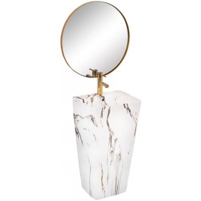 Rea Aris umywalka 44x37,5 cm prostokątna wolnostojąca szary/kamień REA-U6906