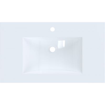 Ruvetti Elif umywalka 81x47 cm prostokątna wpuszczana-nablatowa biała DOL_EL80