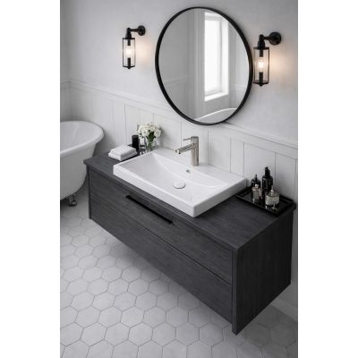 Ruvetti Erna umywalka 80x45 cm prostokątna wpuszczana-nablatowa biała DOL_ER80