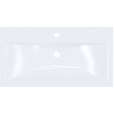 Ruvetti Idalia umywalka 80x42 cm prostokątna wpuszczana biała DOL_ID8042