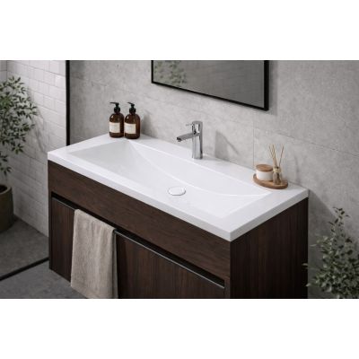 Ruvetti Idalia umywalka 80x42 cm prostokątna wpuszczana biała DOL_ID8042