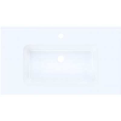 Ruvetti Ivana umywalka 80x45 cm prostokątna wpuszczana biała DOL_IVA80