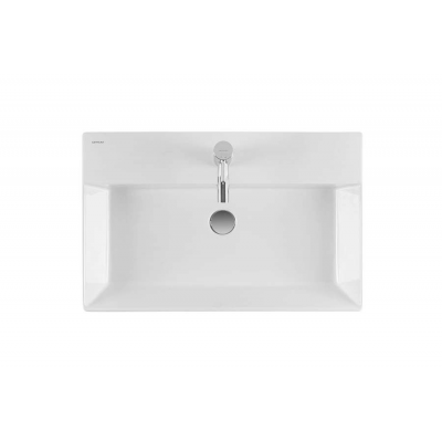 Sanindusa Novelda umywalka 80x45 cm prostokątna ścienna biała 118130004