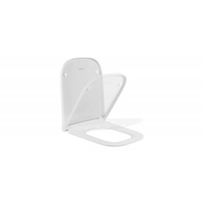 Sanindusa Look miska WC z deską wolnoopadającą wisząca bez kołnierza biały połysk 134936004