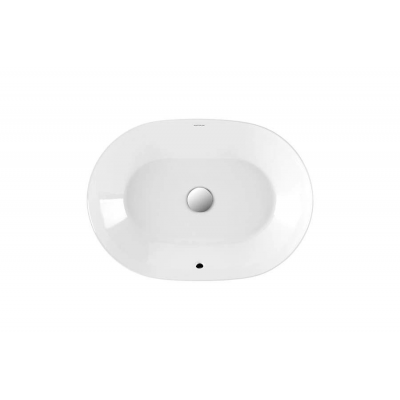 Sanindusa Sanlife umywalka 60x42 cm owalna nablatowa biała 136789004