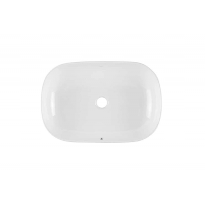 Sanindusa Sanibold umywalka 59,2x40 cm prostokątna nablatowa biała 137310004