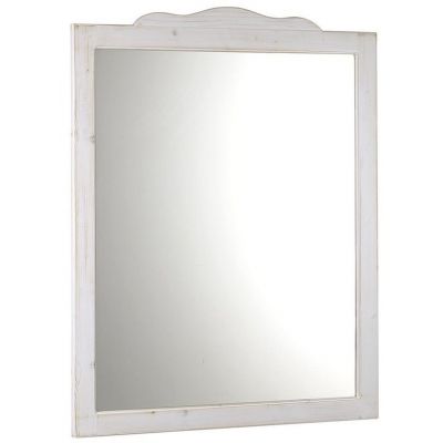 Sapho Retro lustro łazienkowe 89x115,5 cm drewno świerkowe białe 1687