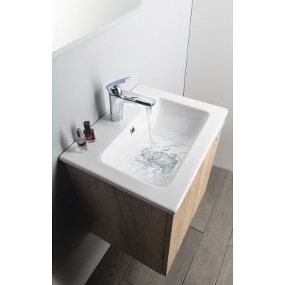 Sapho Practico umywalka 50x40 cm meblowa prostokątna biała 44050
