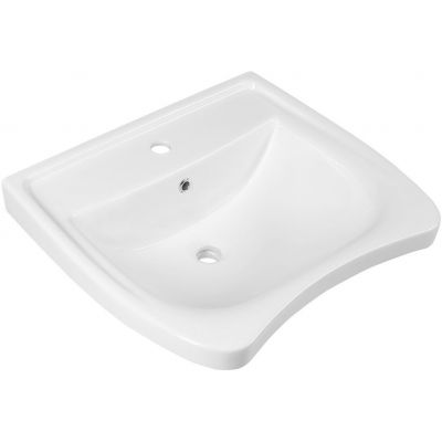 Sapho Disabled umywalka 60x55 cm prostokątna dla niepełnosprawnych biała 5160