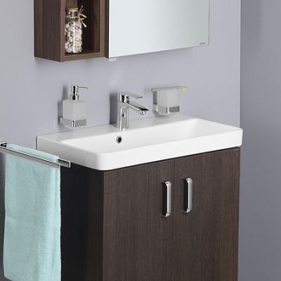 Sapho Thalie umywalka 70x37 cm meblowa prostokątna biała TH11070