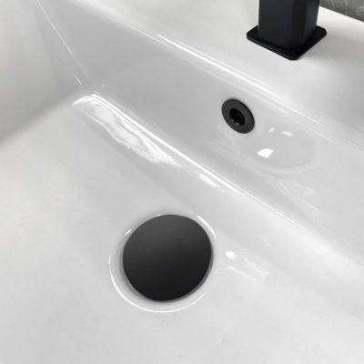 Sapho osłona przelewu czarny AR911