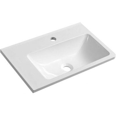 Sapho Arana umywalka 56x35 cm ścienna prostokątna lewa biała AN055