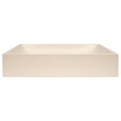 Sapho Trant umywalka 58x36 cm prostokątna nablatowa beżowa AR472