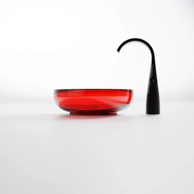 Steinberg 489 umywalka 40 cm okrągła nablatowa rubin 489 6010 34